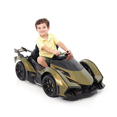 Lamborghini baby toys Lambo V12 Vision Gran Turismo 12 V Akülü Araba Uzaktan Kumandalı 4*2