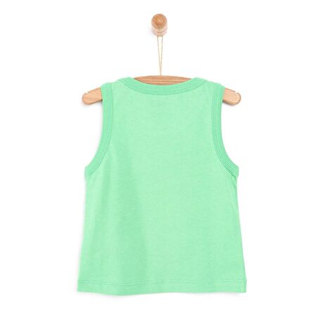 HelloBaby Basic Dino Baskılı Atlet Tshirt Erkek Bebek