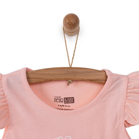 HelloBaby Basic Papatya Baskılı Atlet Tshirt Kız Bebek