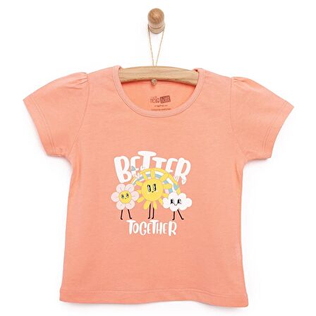 HelloBaby Basic Güneş Printed Tshirt Kız Bebek