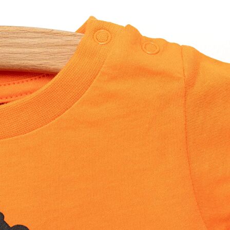 HelloBaby Basic Maymun Baskılı Tshirt Erkek Bebek