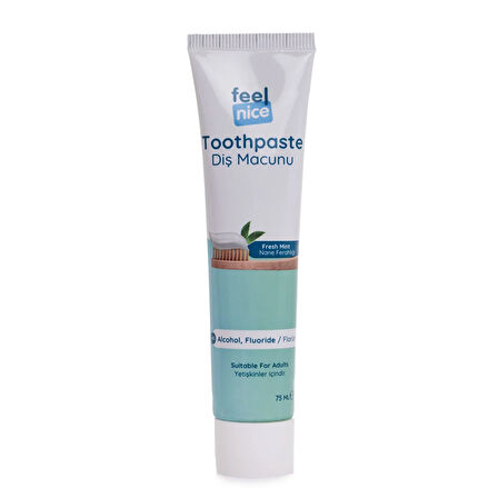 Feel Nice Yetişkin Nane Diş Macunu 75ml
