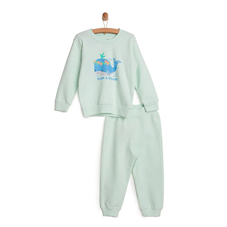 HelloBaby Basıc Eşofman Takımı Kız Bebek