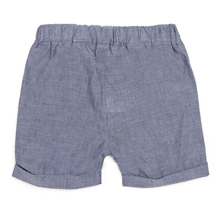 BabyZ Erkek Bebek Şort Street Sports Reçme Paça Lacivert