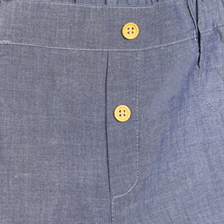 BabyZ Erkek Bebek Şort Street Sports Reçme Paça Lacivert