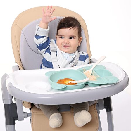 baby plus Panda Tabak Seti - Yeşil