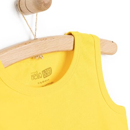 HelloBaby Basic Zürafa Baskılı Atlet-Şort Erkek Bebek