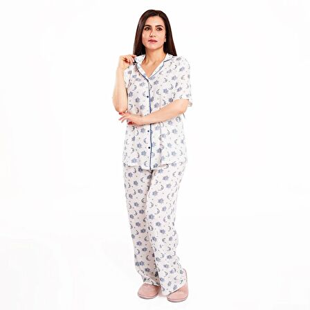 baby mom Baskılı Pijama Takımı Anne Giyim