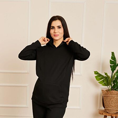 baby mom Emzirme Özellikli Hamile Sweatshirt Anne Giyim