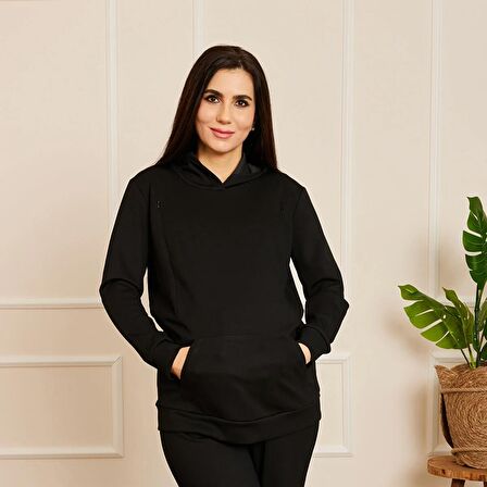 baby mom Emzirme Özellikli Hamile Sweatshirt Anne Giyim