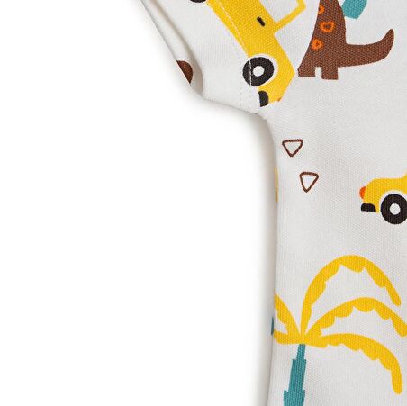 HelloBaby Yenidoğan Tshirt-Patiksiz Alt 2li Takım Erkek Bebek