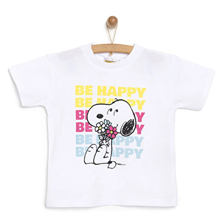 Peanuts Snoopy Tshirt Kız Bebek