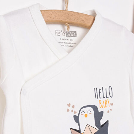 HelloBaby Yenidoğan Zıbın-Şapka-Patikli Alt Kız Bebek