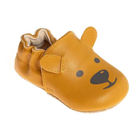 Papulin Kahve Ayı Desenli Patik Unisex