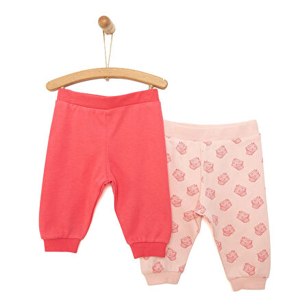 HelloBaby Basic Cupcake Desenli 2li Patiksiz Alt Kız Bebek