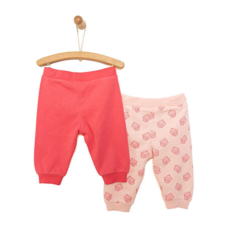 HelloBaby Basic Cupcake Desenli 2li Patiksiz Alt Kız Bebek