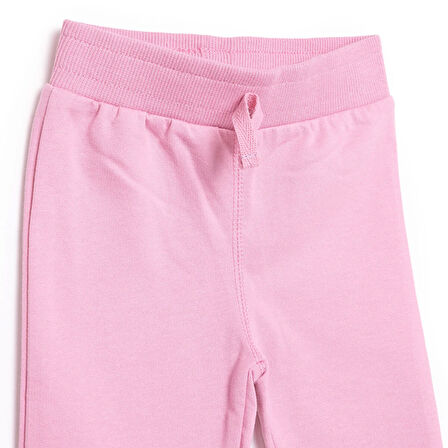 HelloBaby Kız Bebek Basic Az Şardonlu Eşofman Alt Reçme Paça