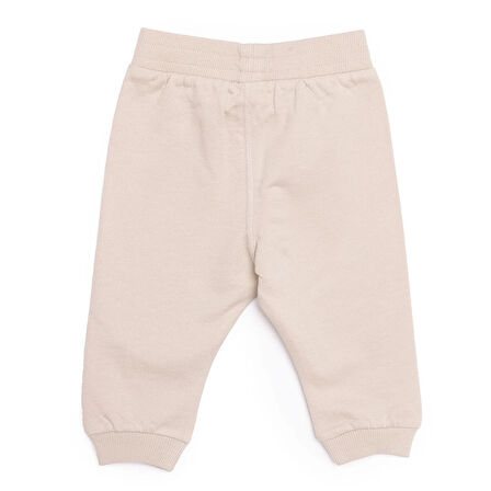 HelloBaby Unisex Basic Eşofman Alt Ribanalı Paça Vizon