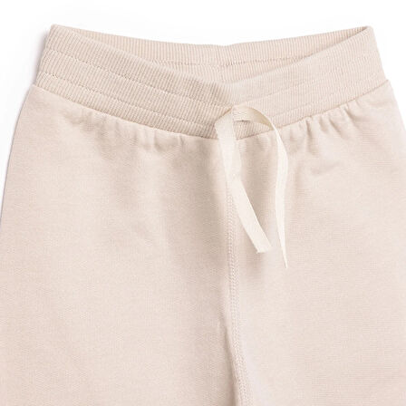 HelloBaby Unisex Basic Eşofman Alt Ribanalı Paça Vizon