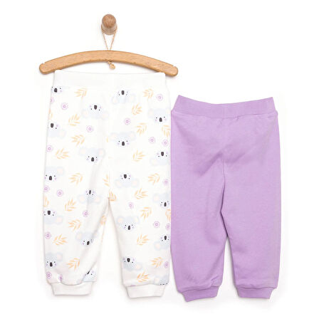 HelloBaby Basic Koala Baskılı 2li Patiksiz Alt Kız Bebek