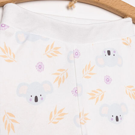 HelloBaby Basic Koala Baskılı 2li Patiksiz Alt Kız Bebek