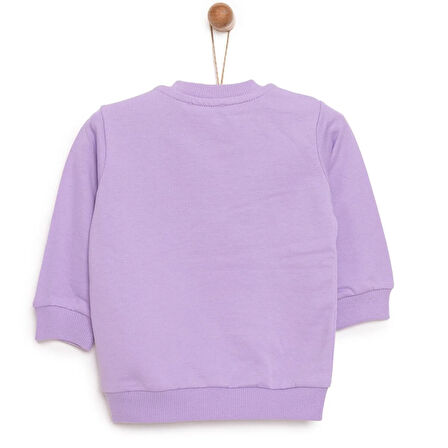 HelloBaby Basic Az Şardonlu Unicorn Desenli Sweatshirt Kız Bebek
