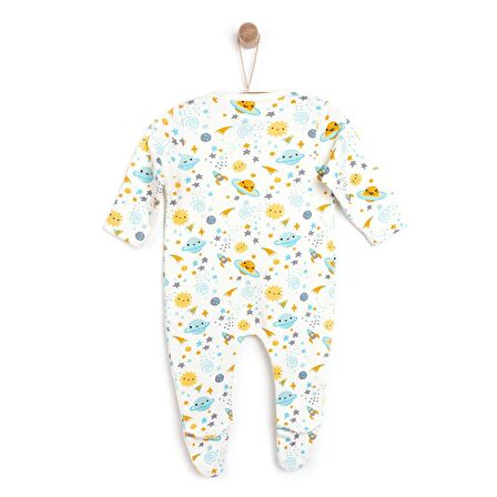 HelloBaby Yenidoğan Patikli Tulum Erkek Bebek