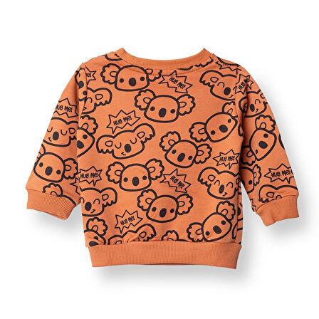 HelloBaby Erkek Bebek Sweatshirt Uzun Kol