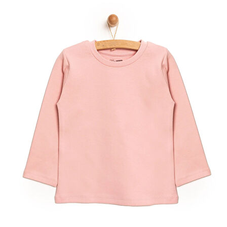 HelloBaby Basic İnterlok Uzun Kol Tshirt Kız Bebek
