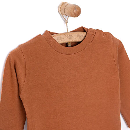 HelloBaby Basic İnterlok Uzun Kol Tshirt Erkek Bebek