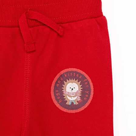 HelloBaby Basic Kirpi Desenli Az Şardonlu Eşofman Alt Unisex