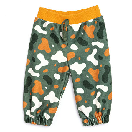 HelloBaby Erkek Bebek Basic Pantolon Polar Ribanalı Paça Karışık Renkli