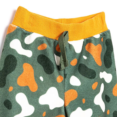 HelloBaby Erkek Bebek Basic Pantolon Polar Ribanalı Paça Karışık Renkli