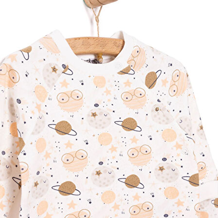 HelloBaby Yenidoğan Zıbın-Rahat Bel Patiksiz Alt 2li Takım Unisex