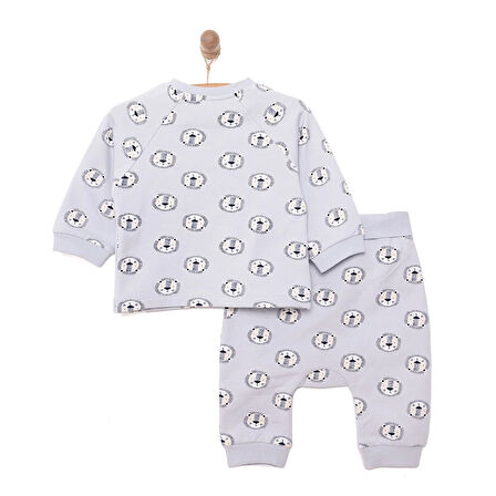 HelloBaby Yenidoğan Zıbın-Rahat Bel Patiksiz Alt 2li Takım Unisex