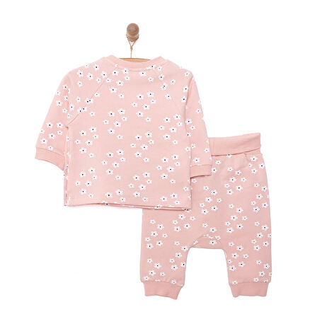 HelloBaby Yenidoğan Zıbın-Rahat Bel Patiksiz Alt 2li Takım Unisex