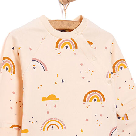 HelloBaby Yenidoğan Zıbın-Rahat Bel Patiksiz Alt 2li Takım Unisex