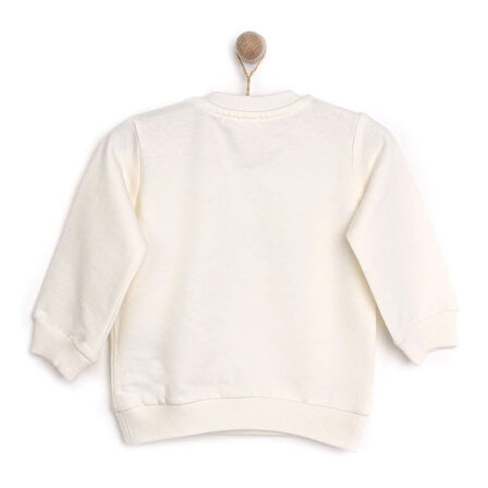 HelloBaby Basic Kız Az Şardonlu Balerin Baskılı Sweatshirt Kız Bebek