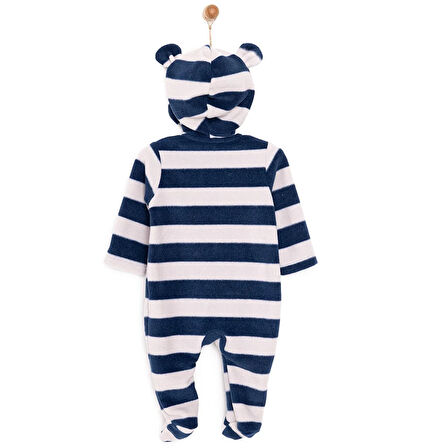 HelloBaby Yenidoğan Hayvan Figürlü Polar Kapüşonlu Tulum Erkek Bebek