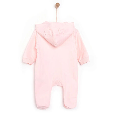HelloBaby Yenidoğan Kapüşonlu Tulum Kız Bebek