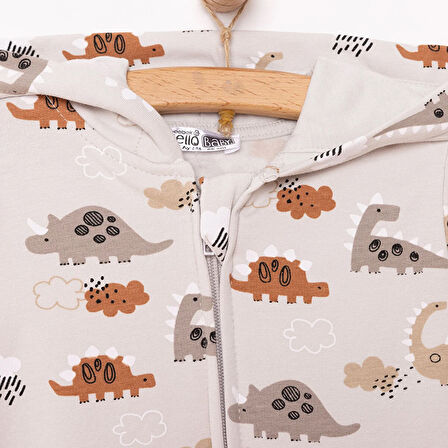 HelloBaby Yenidoğan Kapüşonlu Tulum Erkek Bebek