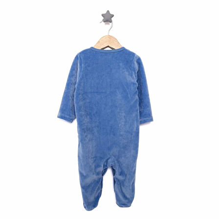 HelloBaby Yenidoğan Kadife Patikli Tulum Unisex