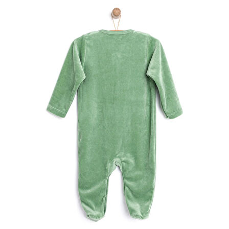 HelloBaby Yenidoğan Kadife Patikli Tulum Unisex