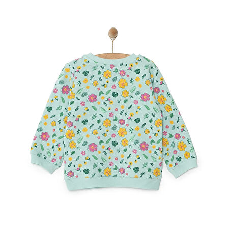 HelloBaby Basic Kız Az Şardonlu Sweatshirt Kız Bebek