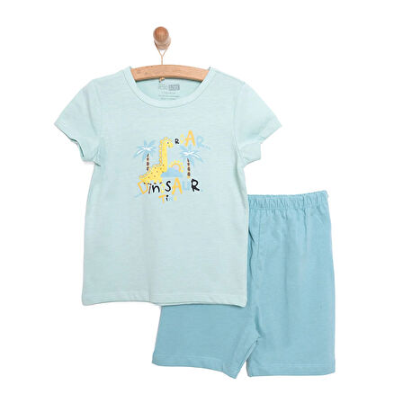 HelloBaby Erkek Kısa Kol Pijama Takımı Erkek Bebek