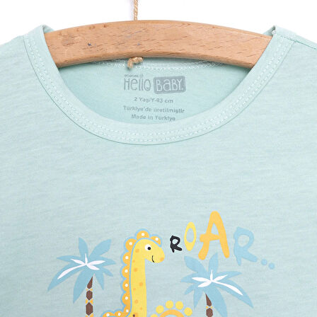 HelloBaby Erkek Kısa Kol Pijama Takımı Erkek Bebek