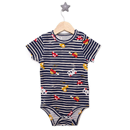 HelloBaby Kısa Kol Body Erkek Bebek