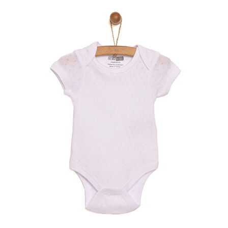 HelloBaby Erkek Jakarlı Kısa Kol Body Erkek Bebek