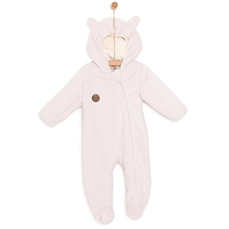 HelloBaby Yenidoğan Peluş Patikli Tulum Unisex