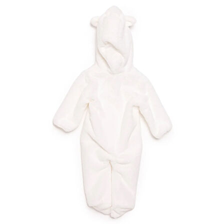 HelloBaby Yenidoğan Erkek Peluş Patikli Tulum Erkek Bebek